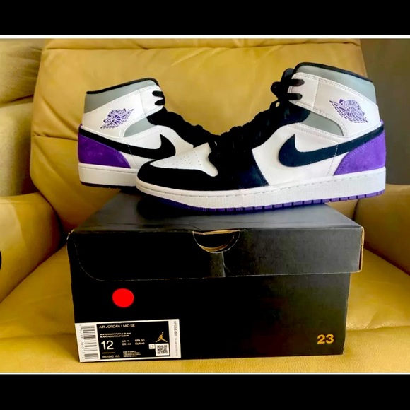 Air Jordan 1 Mid SE varsity purple - Picture 1 of 5